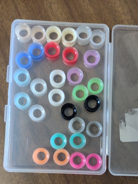 Jewelry - Colorful Silicone Ear Tunnel Plug Set - Multi Color
